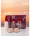 5 Parça Kozmetik Dolum Şişesi Seti Seyahat Tipi Sızdırmaz Bakım Kabı
