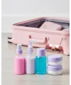 5 Parça Şeffaf Seyahat Kozmetik Seti 30 Ml