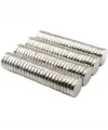 50 Adet 10x2mm Yuvarlak Neodyum Mıknatıs Güçlü Magnet Nikel Kaplamalı