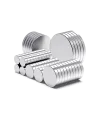 50 Adet 10x2mm Yuvarlak Neodyum Mıknatıs Güçlü Magnet Nikel Kaplamalı