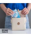 50 Adet Kullan At Pratik Kullanımlı Hijyenik Klozet Kapağı Poşeti
