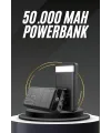 50.000 Mah Led Dijital Göstergeli Usb Çıkışı Powerbank