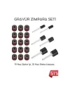 51li Mini Zımpara Gravür Seti Dremel Ucu: Profesyonel Taşlama, Parlatma ve Şekillendirme Aleti 722510
