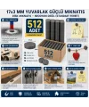 512 Adet Mıknatıs 17x3 Mm Yuvarlak Güçlü Mıknatıs Disk Mıknatıs