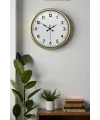 52 cm Eskitme Metal Dekoratif Duvar Saati