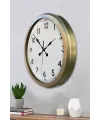 52 cm Eskitme Metal Dekoratif Duvar Saati