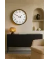 52 cm Eskitme Metal Retro Duvar Saati