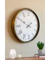 52 cm Eskitme Metal Retro Duvar Saati