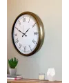 52 cm Eskitme Metal Retro Duvar Saati