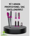 5’i 1 Arada Saç Şekillendirme Makinesi Hızlı Kuruma Ve Kuaför Kalitesinde Sonuç