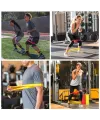 5li Egzersiz Direnç Bant Seti Pilates Crossfit Ekipmanları