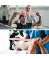 5li Egzersiz Direnç Bant Seti Pilates Crossfit Ekipmanları