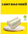 5’li İnce İşçilik Boya Rulo Seti Pürüzsüz Ve Eşit Kaplama