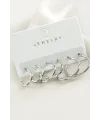 6 Adet Boru Trend Halka Küpe 1,5-2-2,5 cm
