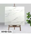 6 Adet Yapışkanlı Beyaz Mermer Desenli Sticker 30x30 cm
