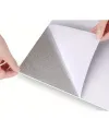 6 Adet Yapışkanlı Beyaz Mermer Desenli Sticker 30x30 cm