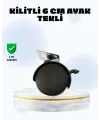 6 Cm Kilitli Tekerlek Ayak Tek Adet