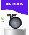 6 Cm Kilitsiz Masa Ayağı Tekli Döner Tekerlek