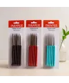 6lı Renkli Plastik Saplı Meyve Bıçağı