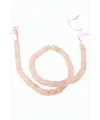 6 mm Disk Pembe Kuvars Taşı