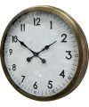 60 cm Eskitme Metal Dekoratif Duvar Saati