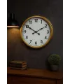 60 cm Eskitme Metal Standart Duvar Saati