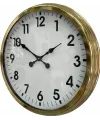60 Cm Gold Metal Dekoratif Duvar Saati