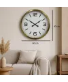 60 cm Gold Metal Dekoratif Duvar Saati