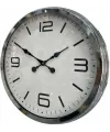 60 cm Krom Metal Dizayn Duvar Saati