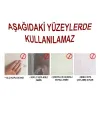 60 Parça Çok Amaçlı Çift Taraflı Bant 1 cm x 4 cm