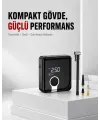 6000mah Bataryalı Type-c Şarjlı Diyafram Tip Kompresör Led Işıklı