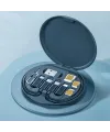 60w Destekli Kablo Kutusu Seyahat Kablo Seti 5i 1 Arada Usb Typec Şarj Kablosu Seti