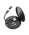 60w Destekli Kablo Kutusu Seyahat Kablo Seti 5i 1 Arada Usb Typec Şarj Kablosu Seti
