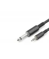 6.35Mm To 3.5Mm Gitar Kablosu 3 M - Siyah HDX1077