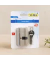 68 mm Silindir Barel (Nikel Saten) - 3 Anahtarlı