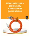 Çoklu Cihaz Dostu 120 w Hızlı Şarj Kablosu – Tek Kablo İle Her Cihaz Elinizin Altında