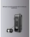 Dijital Ekranlı Ve Hızlı Şarjlı Bluetooth 5.2 Makaralı Kulaklık