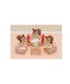 4464 Sylvanian Families, 3 Parça Koltuk Seti , +3 yaş, figürler ayrı satılır.
