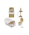 5286 Sylvanian Families, Banyo Seti, 20 parça ,+3 yaş, figürler ayrı satılır.