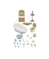 5286 Sylvanian Families, Banyo Seti, 20 parça ,+3 yaş, figürler ayrı satılır.