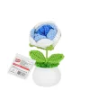 FL-5 Kroşe Örgü Şakayık Çiçek -Birliktoys