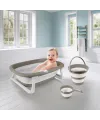 7273 KATLANABİLİR ÜÇLÜ BEBEK BANYO SETİ STONE GRİ