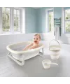 7273 KATLANABİLİR ÜÇLÜ BEBEK BANYO SETİ STONE GRİ