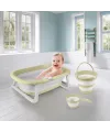 7273 KATLANABİLİR ÜÇLÜ BEBEK BANYO SETİ STONE GRİ