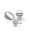 7572 OYUNCAK-ÜÇLÜ BEBEK BANYO SETİ-STONE GRİ