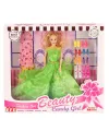 207 Ayakkabı Setli Candy Girl Bebek -Efe Toys