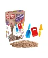03690  Aksesuarlı Naturel Kinetik Oyun Kumu 1000 gr -Dede