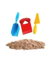 03690  Aksesuarlı Naturel Kinetik Oyun Kumu 1000 gr -Dede