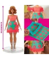 G1360 Play-Doh Barbie Çiçek Desenleri ve Püsküller Hamur Oyun Seti +3 yaş