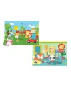 13406 KS Fisher-Price Baby Puzzle - Railway & Bedtime / 12+24 Parça Puzzle / +4 yaş